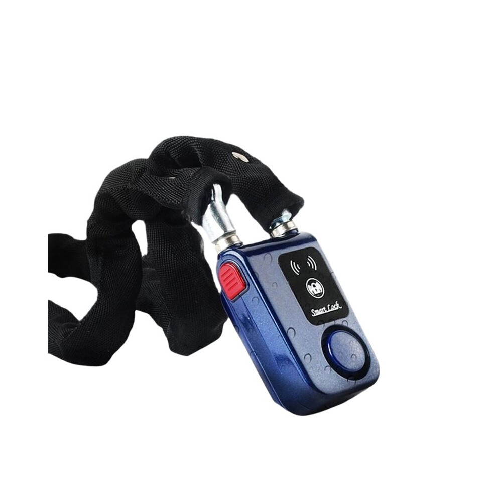 Bike Lock Chain Lock Keyless Bike with Anti Theft Alarm 115Db App ...