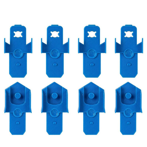 8-Pcs Speed Snap to Classic Track Adapter for  Track Builder Systems for Mixed Layouts and Custom Builds
