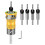 1set 4-Flute Countersink Drill Bit with Depth Stop for SEMI-Automatic Depth Adjustment for Wood Plastic Adjustable Drill 1