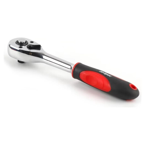 HI-SPEC 1/4 Inch Socket Wrench Multi-Function Ratchet Spanner for Car Motorcycle Repair Hand Tool