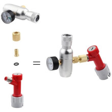 Regulator CO2 Keg Charger Kit 0-60 PSI with Pin Lock Gas Disconnect for Draft Beer Soda