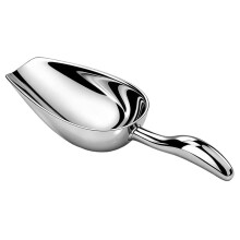 Cuchara de Hielo de Acero Inoxidable de 12 Oz 304, Adecuada para Congeladores y Máquinas de Hielo, para Bodas, Bares, Fiestas, Cocinas (12 OZ)