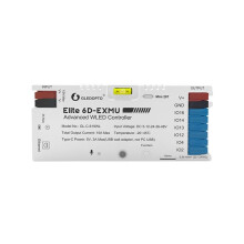 GLEDOPTO Elite 6D-EXMU WLED Controller 6 Kanal Utgångar 5-48V 15A Plug-And- Ethernet+WiFi PDM Mikrofon Energisparande Relä