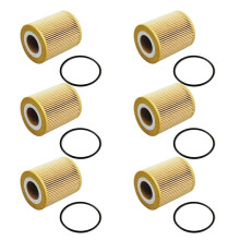 6PCS LR013148 Oliefilter voor LR3 LR4 Sport 3.0 V6 TD6 Oliefilter