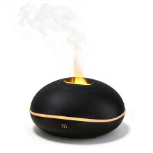 Diffusore di Aromaterapia Flyings Saucer 200ml Diffusore di Oli Essenziali Umidificatore A Ultrasuoni Nebulizzazione Fresca 7 Colori LED Fiamma B