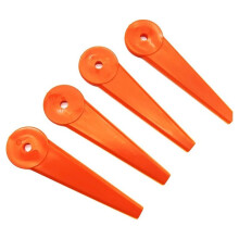 100 Pièces L105 Lames en Plastique Universelles pour Tondeuses à Gazon, Coupe-Bordures et Tondeuses de Jardin