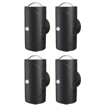 RGB LED Wall Light Motion Sensor Night Light Rechargeable Magnetic Ambient Night Lamp for Home Decor 4PCS