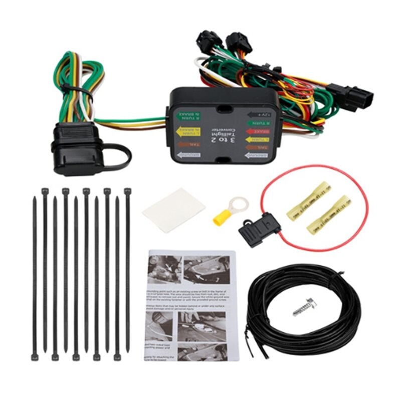 1set Trailer Wiring Harness Kit 56491 for Telluride and Palisade 2023 ...