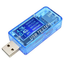 1PCS 6-in-1 4-30V 5A Current and Voltage Detection Module Power Supply Voltage Current USB Tester