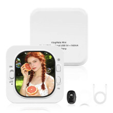 Magnetic Phone Selfie Screen Wired Rear Camera Monitor Vlog Live Streaming Video Recorder with Selfie Remote Controller