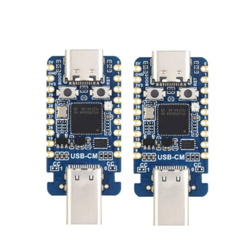 2PCS RP2350-USB-C Microcontroller Development Board Dual-Core & Dual-Architecture for Raspberry Pi RP2350A Dev Board