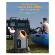 Inflatable Electric Air Pump 20PSI Högtrycksluftkompressor för Utomhus Surfing Paddelbräda Luftmadrass Båt Kajak