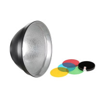 AD-R14 Standard Reflector with Honey Comb and 5 Color Filters Holder for AD300Pro Flash Light Outdoor Speedlite