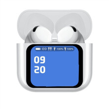 AI Translator Wireless Earphones Clear Sound Earbuds Screen Display Long Battery Life Simultaneous Translation