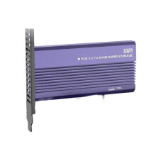 PCIe 5.0 to M.2 NVMe Expansion Card with Cool Heatsink 128Gbps M.2 SSD to PCIE NVME Adapter Card to PCIe X4/X8/X16 Slot