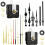 2PCS Quartz Clock Mechanism Replacement Kit, 5 Pairs Clock Hands(16/23mm) for DIY Clock Repair  Projects 1