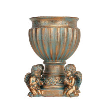 Retro Flowerpot Decorative Retro Angel Sculpture Flower Vase for Entrance Balcony Vintage Indoor Outdoor Garden Pots