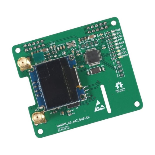 For Raspberry Pi MMDVM Duplex Hotspot Board with OLED Display Screen Support DMR P25 D Star  Relay Module UHF VHF 2
