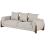 Beliani Sofa 3 Seater VINLIDEN Taupe 4
