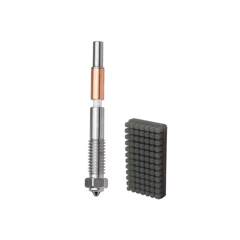 Bimetal Nozzle,Nozzle Replacement For Qidi Q2 Q2c 3D Printer, For Pla, Petg, Abs, Asa, Pa-Cf Filaments 0.8Mm 6031874562275