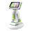 Digital Microscope Multifunctional LCD Screen Three Working Modes Removable Photo Taking Scientific Observation Green 1