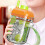 1set Ice Water Bottle Features A Rotating Ice Dispensing Function and Comes with A Straw, Perfect for Camp and Cycle. 4
