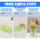 1set Ice Water Bottle Features A Rotating Ice Dispensing Function and Comes with A Straw, Perfect for Camp and Cycle. 5