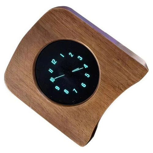 Aluminum Alloy VFD Pointer-Type Vacuum Fluorescent Clock Desktop Innovative Wi-Fi Clock  5V 1