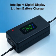 54.6V 2A Power Adapter LED Lithium Battery Charger Replace Power Charger with 4 Adapter for E-Bicycle EU Plug