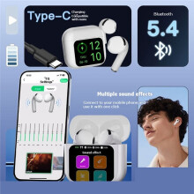 AI Translator Wireless Earphones Clear Sound Earbuds Screen Display Long Battery Life Simultaneous Translation