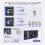 Professional RJ45 Crimping Tool Kit, Ethernet Crimper Cable Tester, Wire Stripper, Cable Cutter, Trapezoidal Punch 6