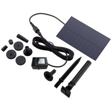Solar Fountain Pump with Stake Solar Power Panel Saving Watering Kit Garden Decoration