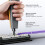 Professional RJ45 Crimping Tool Kit, Ethernet Crimper Cable Tester, Wire Stripper, Cable Cutter, Trapezoidal Punch 3
