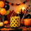 Cesta de Decoração de Halloween - Cesta de Abóbora de Corda de ALgodão para Doces, Presentes e Diversão Sazonal C 5