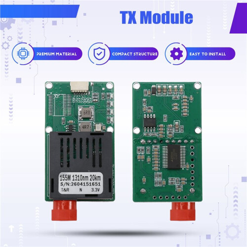 20KM TTL Optical Transmitter Module Optical End Device Dedicated Optical Port TX Module UART/SBUS 1