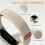 Nylon Sport Wrist Strap for   Air Bands, Adjustable Breathable Replacement Soft Loop Wristband Dark 8