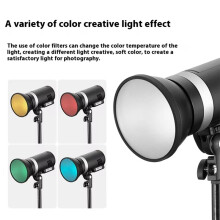 AD-R14 Standard Reflector with Honey Comb and 5 Color Filters Holder for AD300Pro Flash Light Outdoor Speedlite