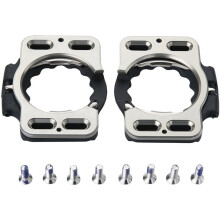 1set Cycling Clamp Pedal Covers, Quick-Release Pedal Clips for Zero, Pave, Ultra Light, and Other Cycling Shoe