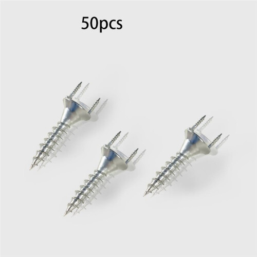 50PCS Seamless Self-Tapping Nails Double-Headed Screw Solid Wood Baseboard Seamless Nails Foot  Security Screws 2