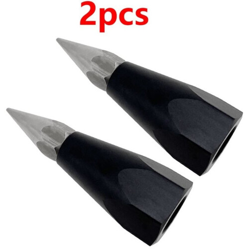 2PCS Survey Range Rod Prism Pole Point Tip with 5/8 Internal Thread GPS RTK Centering Surveying Accessories Carbon 1