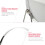Double-Sided Makeup Mirror with 3X Magnification and Elegant Design for Vanity Use 2