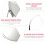 Double-Sided Makeup Mirror with 3X Magnification and Elegant Design for Vanity Use 6