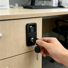 Cierre de Compresión con Cerradura de Llave - Palanca Ajustable de Aleación de Zinc Recubierta en Polvo para , Casa Rodante, Automóvil y Gabinete