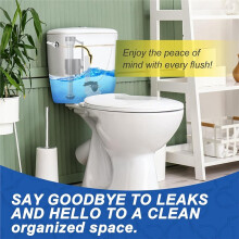 Toilet Refill Tube and Clip Replacement,Toilet Repair Kit Inside Tank for 100,200,200A,400A and Most Other Valves