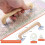 Quilting Ruler Grips, Wooden Handle with Strong Suction Cup Sewing Tools Handle for Quilting Patchwork Ruler Holder 6