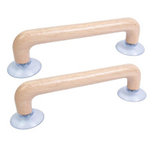 Quilting Ruler Grips, Wooden Handle with Strong Suction Cup Sewing Tools Handle for Quilting Patchwork Ruler Holder