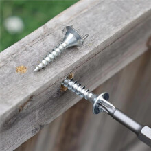 50PCS Seamless Self-Tapping Nails Double-Headed Screw Solid Wood Baseboard Seamless Nails Foot Security Screws