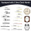 2PCS Quartz Clock Mechanism Replacement Kit, 5 Pairs Clock Hands(16/23mm) for DIY Clock Repair  Projects 7