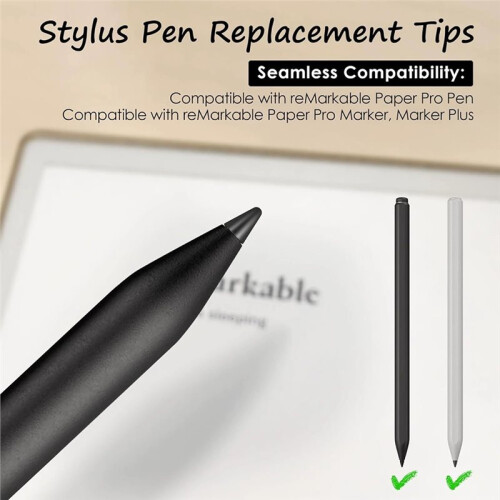 6 Pcs Replacement Pen Tips for  Paper Pro Pen Replacement Nibs for Precise Writing and Sketching