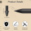 6 Pcs Replacement Pen Tips for  Paper Pro Pen Replacement Nibs for Precise Writing and Sketching 5